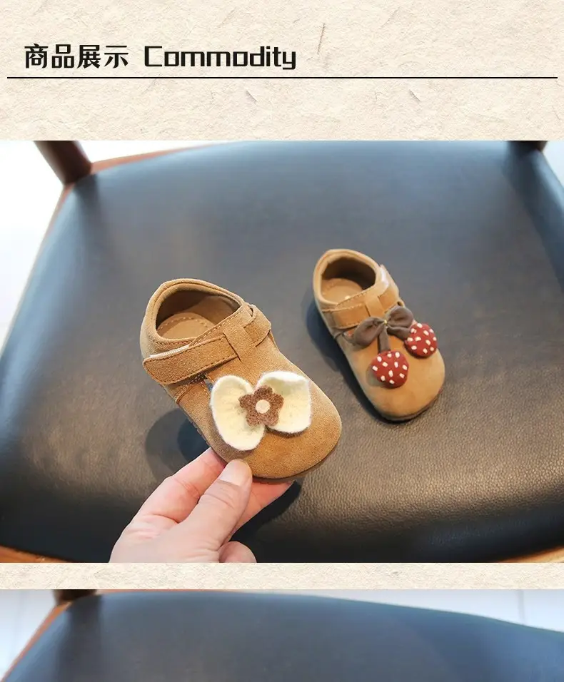 Girls Birkenstock Shoes with Heart Decor Non-Slip Sole — feature 8