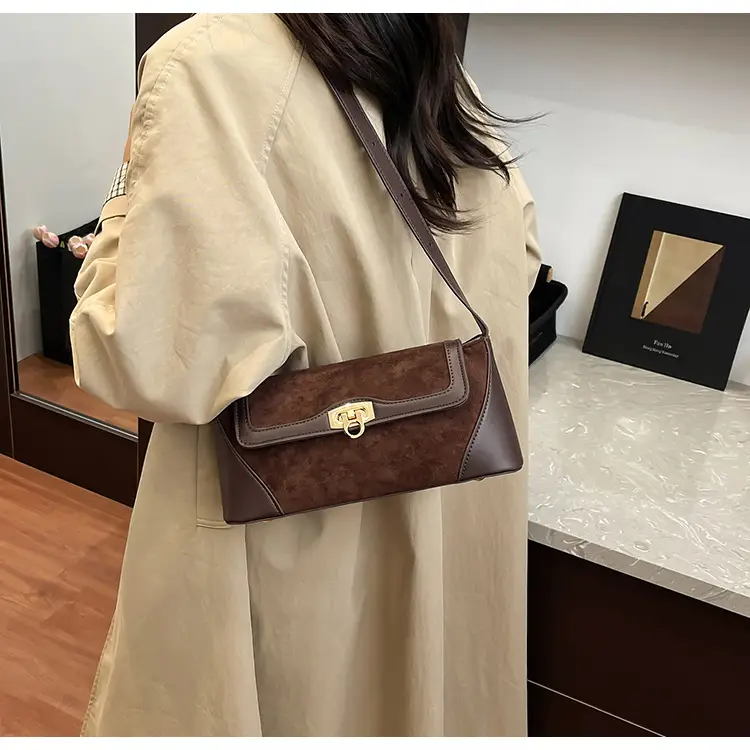 Women Crossbody Bag Beige French Luxury Textured — feature 22
