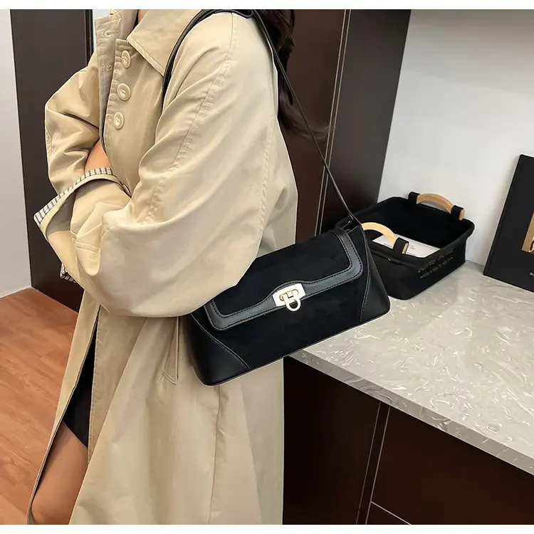 Women Crossbody Bag Beige French Luxury Textured — feature 27