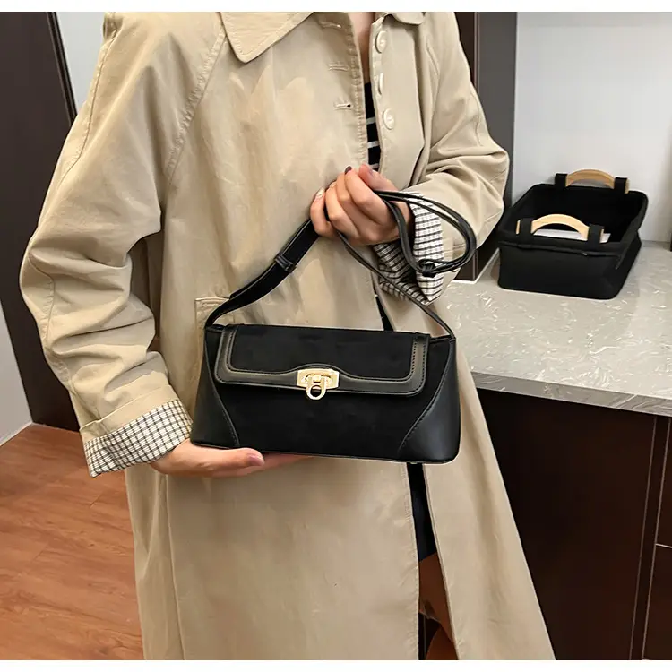 Women Crossbody Bag Beige French Luxury Textured — feature 28