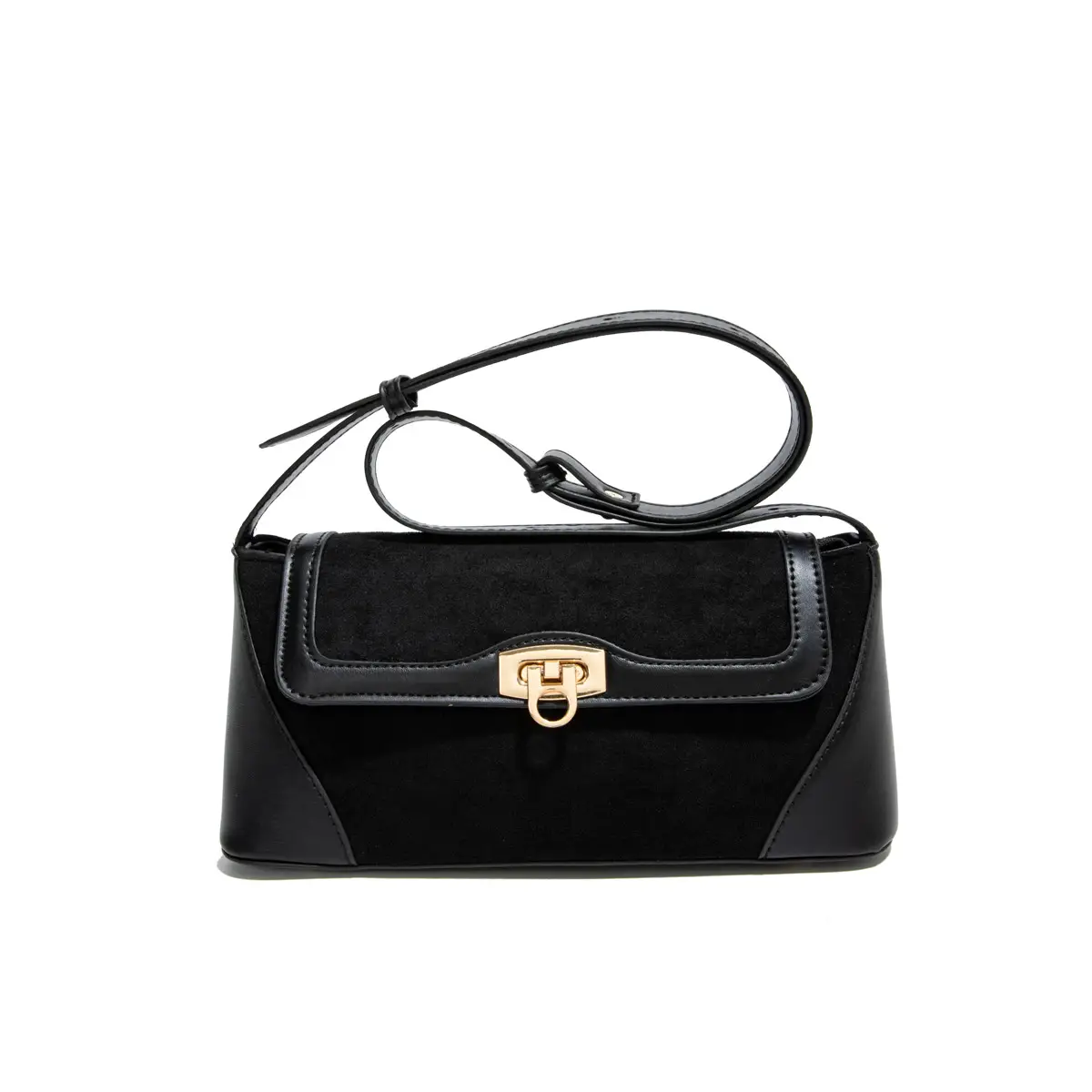Women Crossbody Bag Beige French Luxury Textured - Image 2