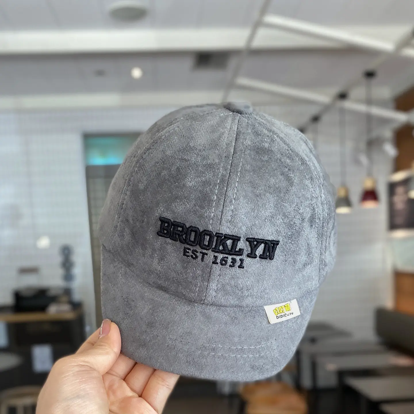 Baby Korean Style Windproof Baseball Cap Grey — feature 10