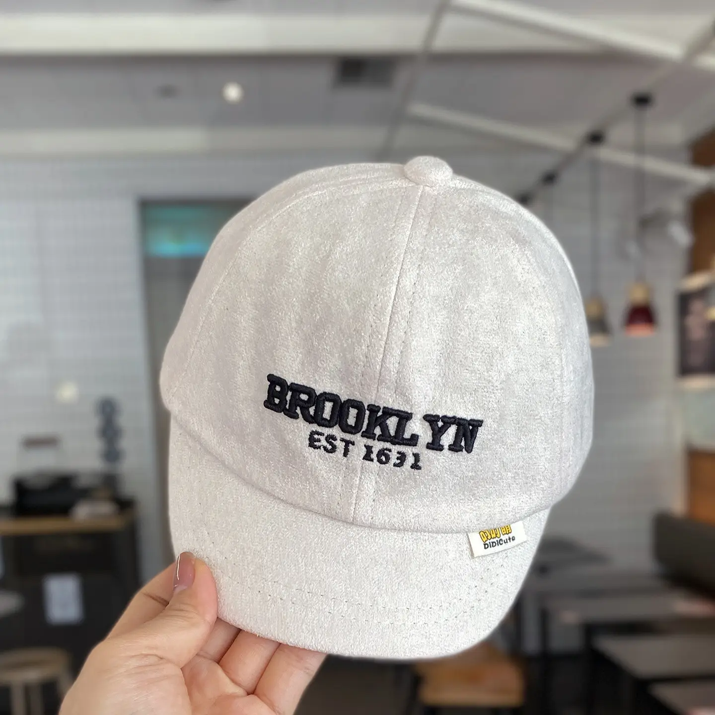 Baby Korean Style Windproof Baseball Cap Grey — feature 7