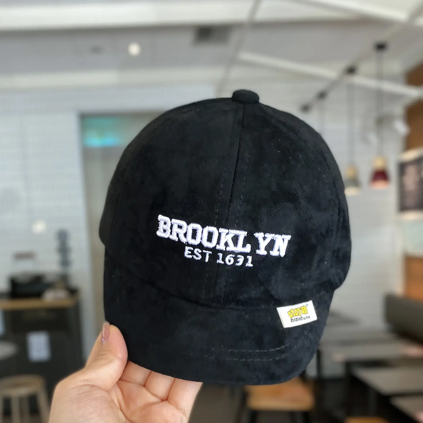 Baby Korean Style Windproof Baseball Cap Grey