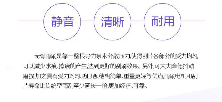 Suitable for Chery Wipers Tiggo 3/5/7/8/Qq/3X/5X Fengyun 2 Arrizo 5/7/8A3A5 Wipers — feature 14