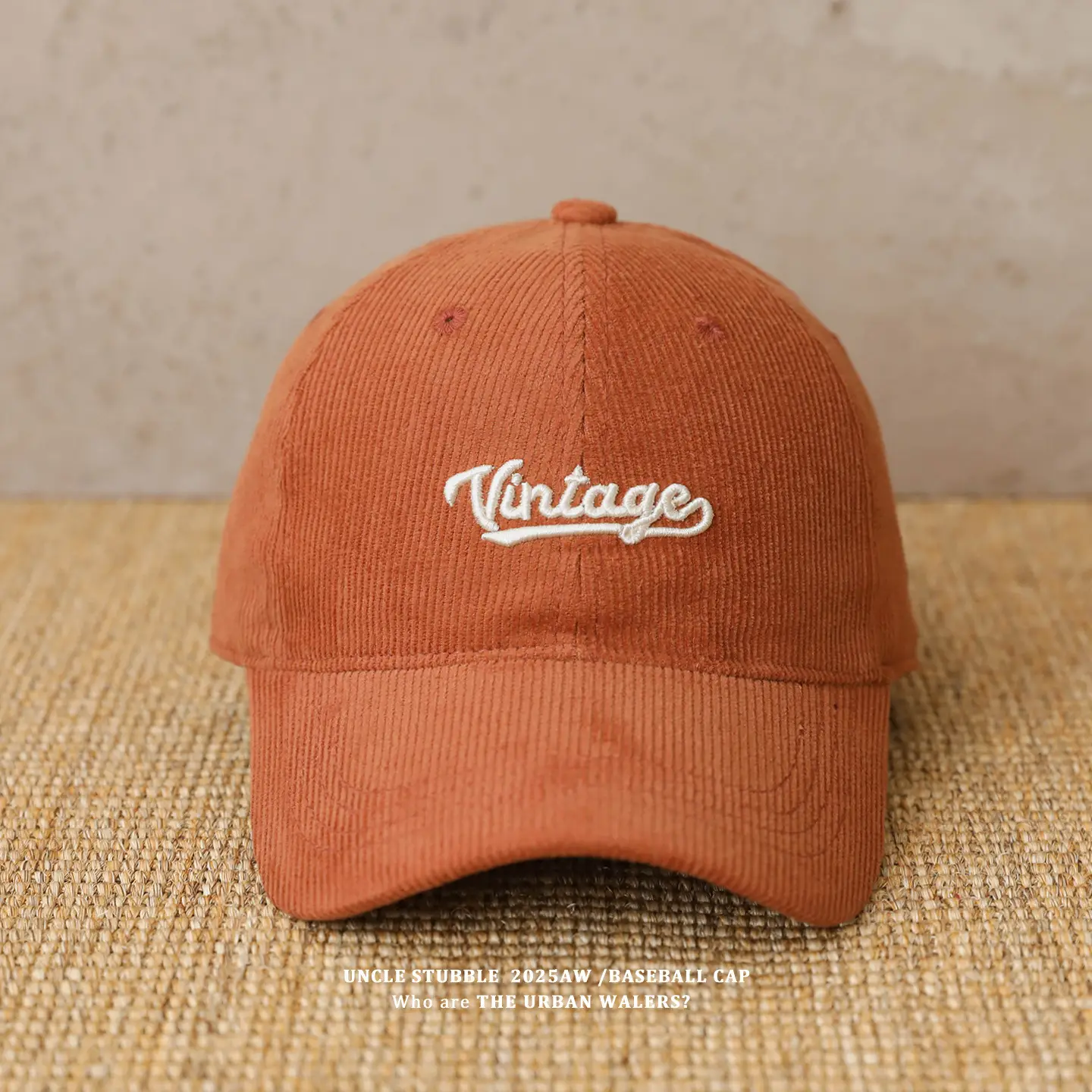 Korean Style Embroidered Duckbill Cap for Men Women Brown Beige — feature 11