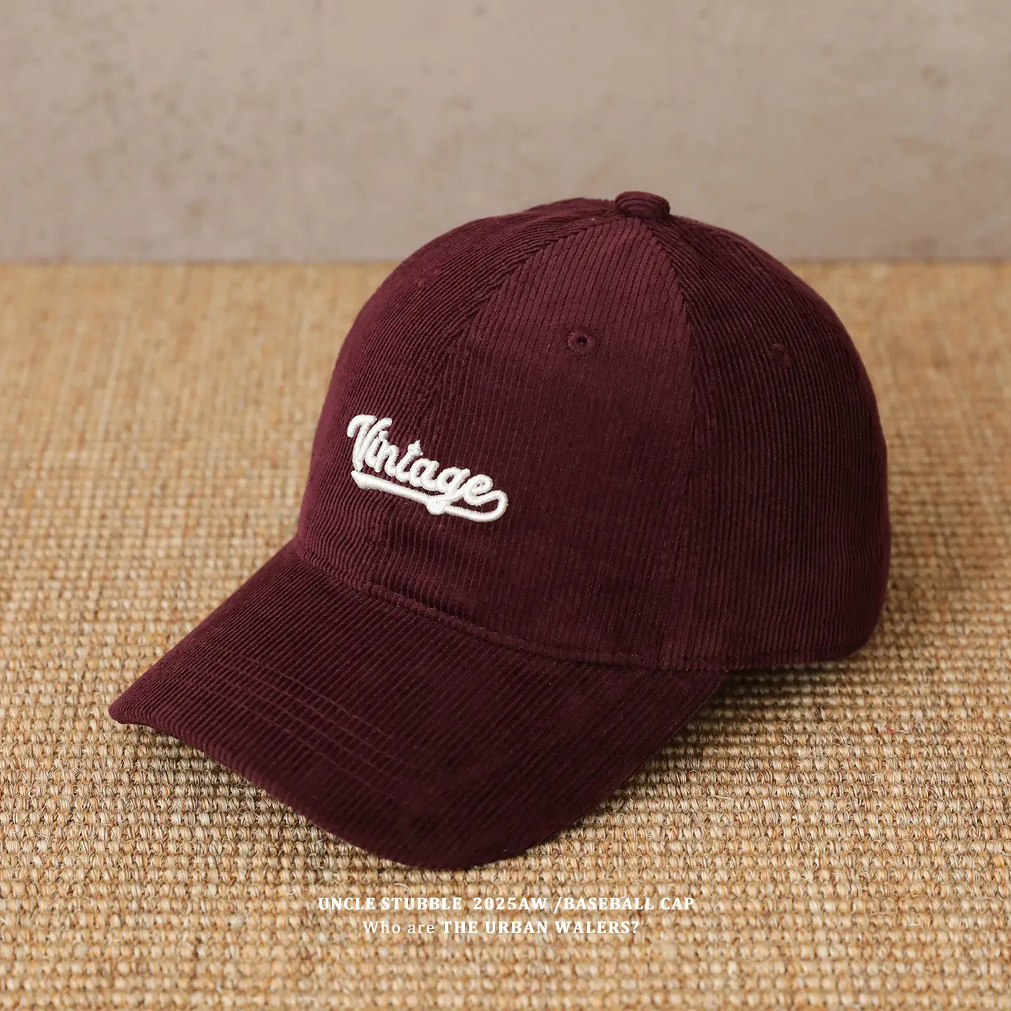 Korean Style Embroidered Duckbill Cap for Men Women Brown Beige — feature 12