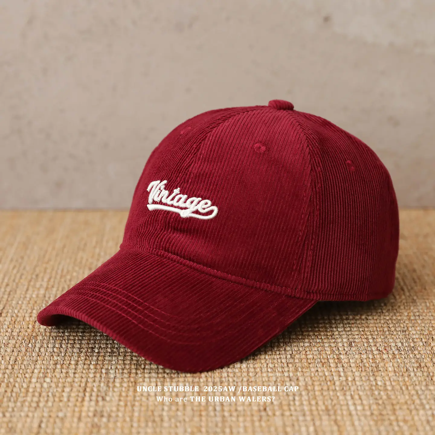 Korean Style Embroidered Duckbill Cap for Men Women Brown Beige — feature 7