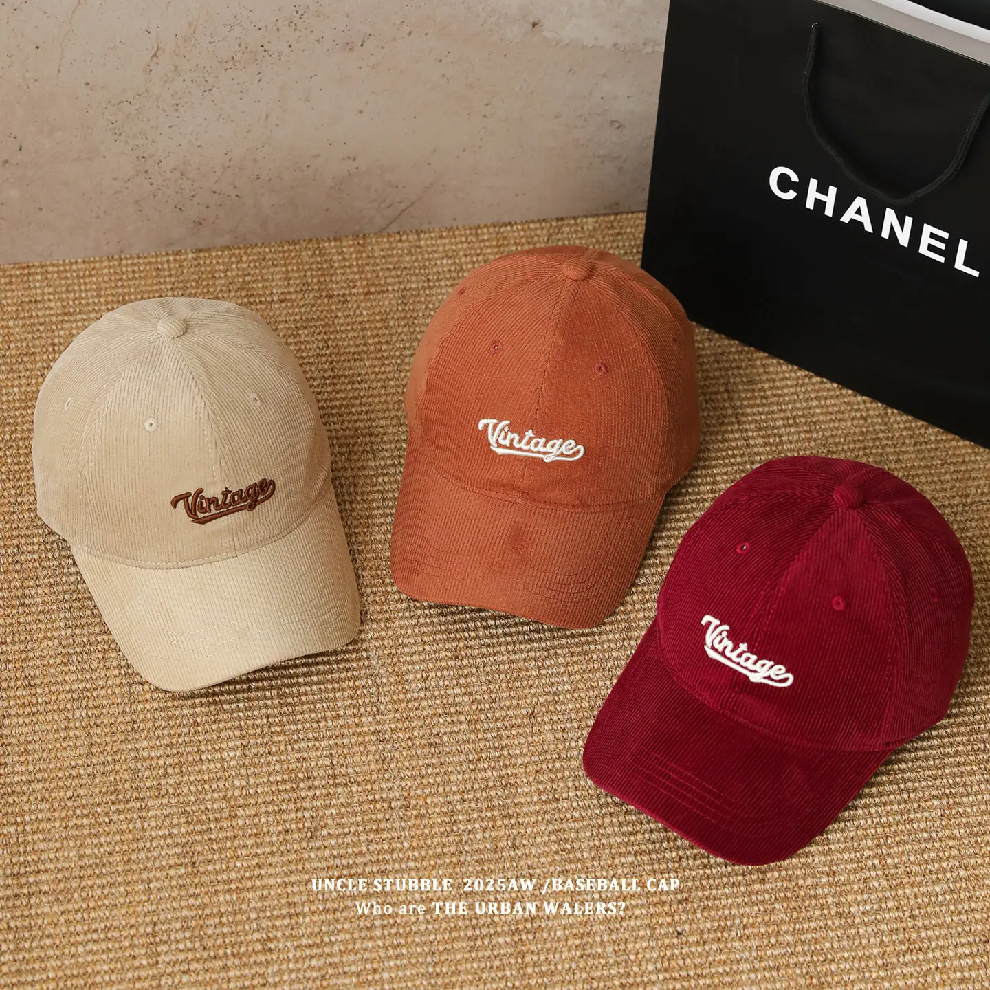 Korean Style Embroidered Duckbill Cap for Men Women Brown Beige — feature 9
