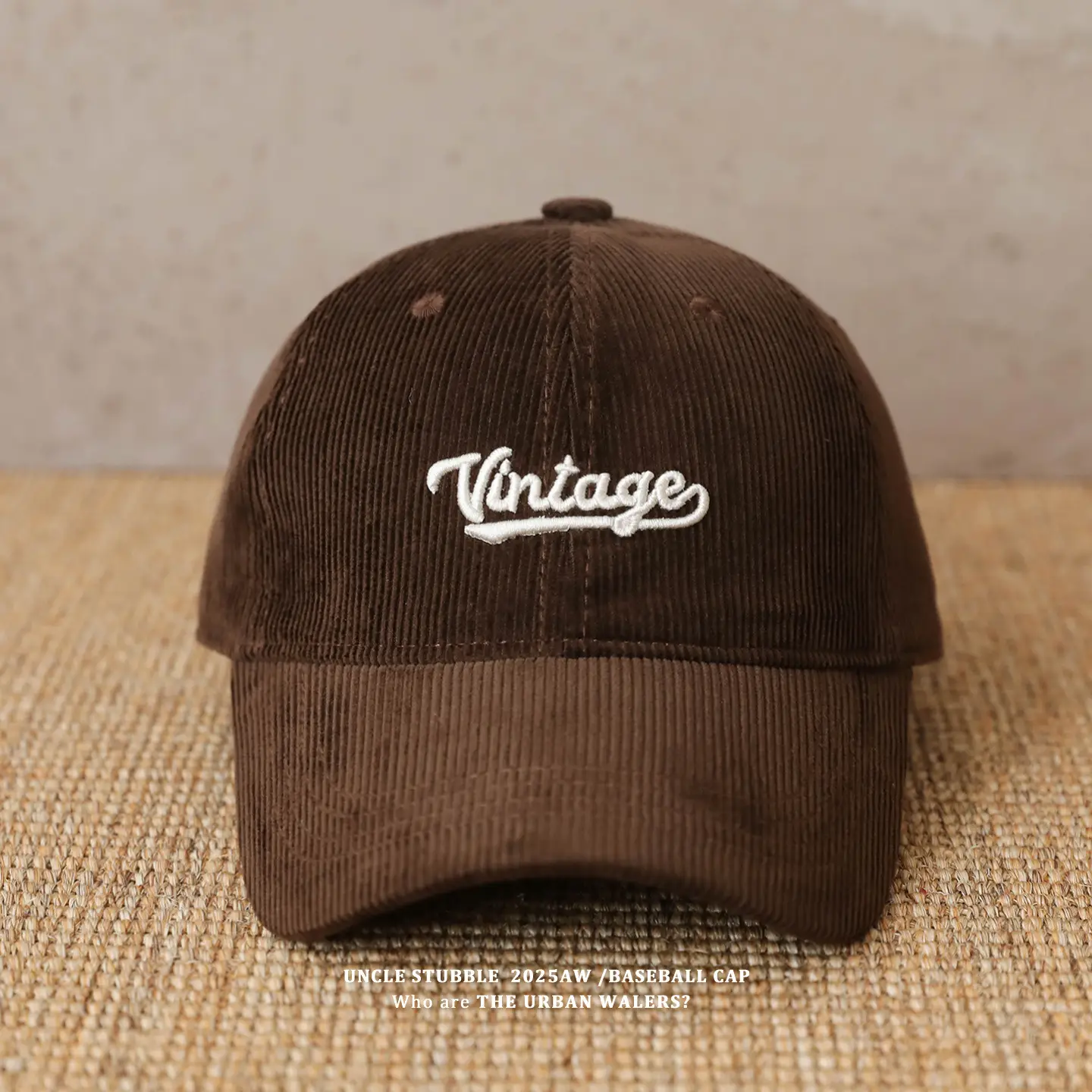 Korean Style Embroidered Duckbill Cap for Men Women Brown Beige - Image 7