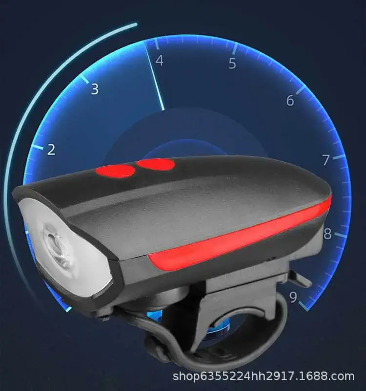 USB Charging Night Bike Headlight with Sound — feature 11