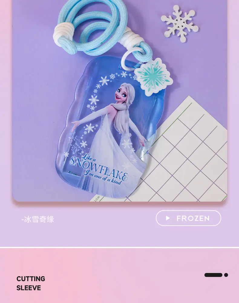 Disney Keychain Small Pendant Transparent Card Protective Cover Lanyard Backpack Pendant Cute Pendant Small Gift — feature 6