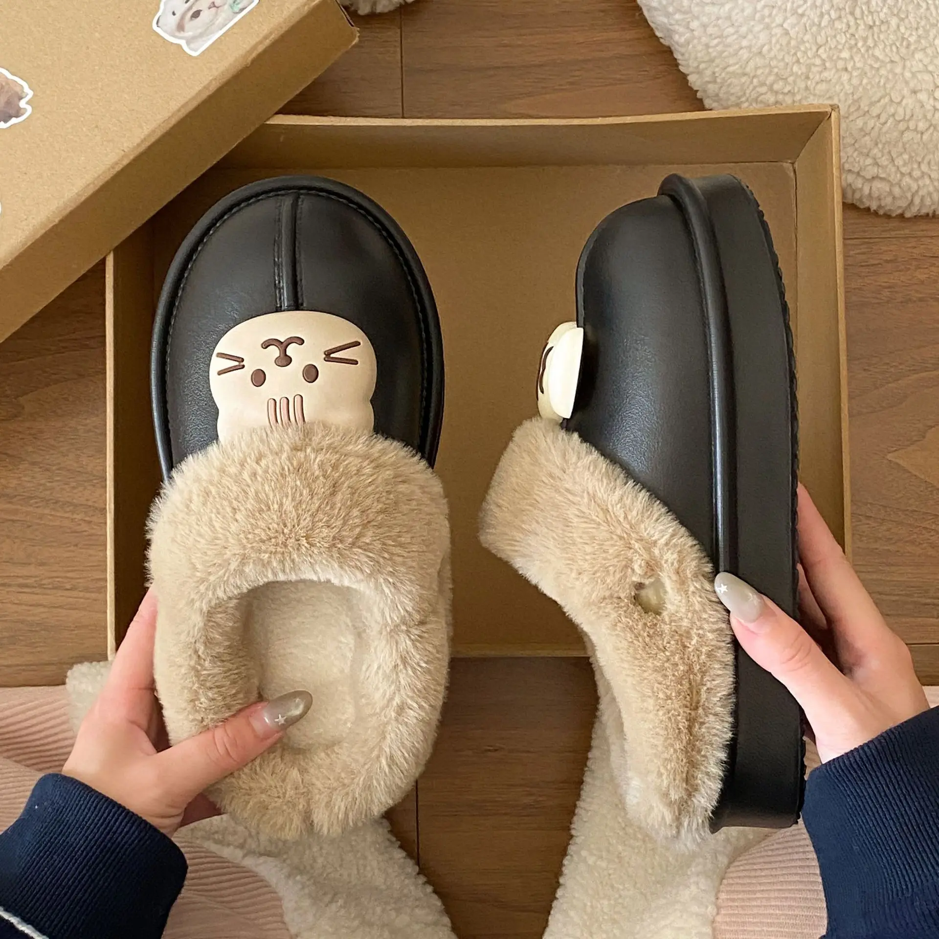 Eva Winter Fleece Lined Women's Slippers - Image 6
