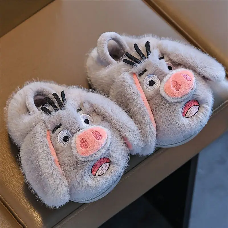 Pink Piggy Design Plush Women Slippers 2025 Warm - Image 5