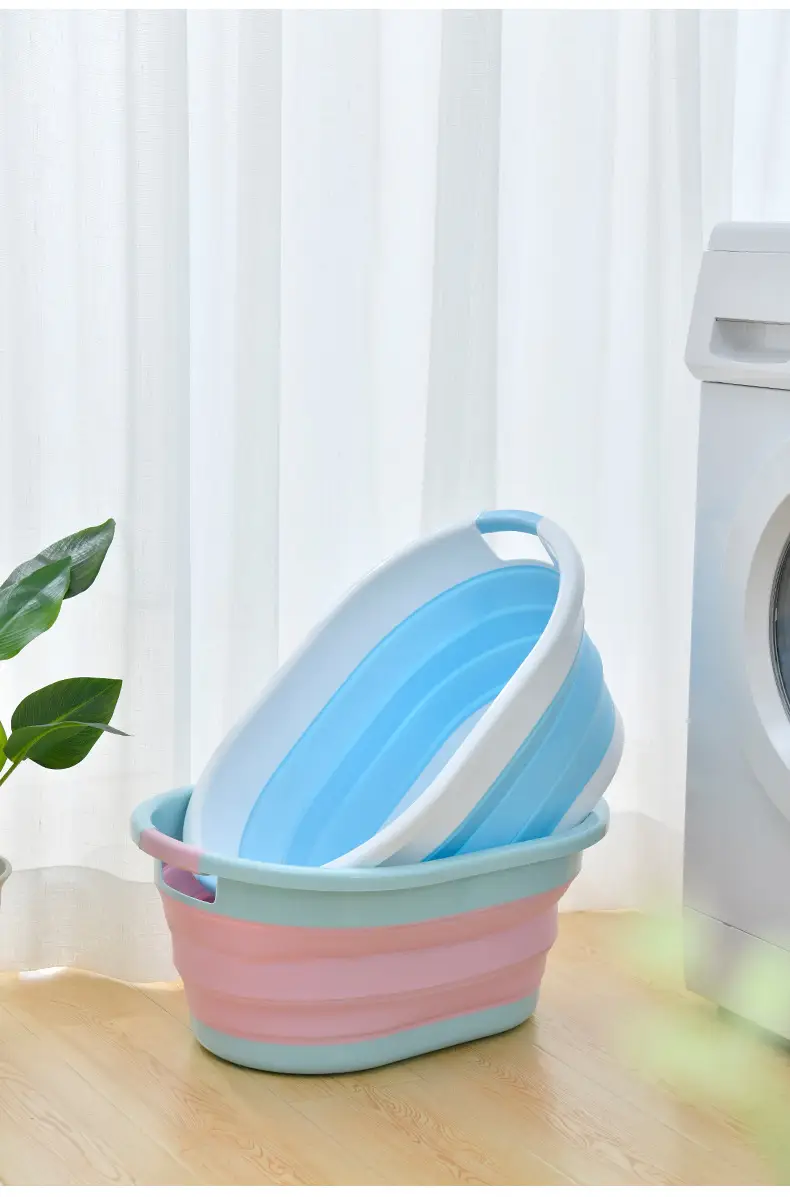 Foldable Laundry Basin Extra Large Washboard Baby Plastic β feature 10