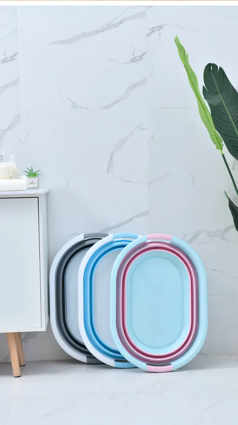 Foldable Laundry Basin Extra Large Washboard Baby Plastic β feature 12