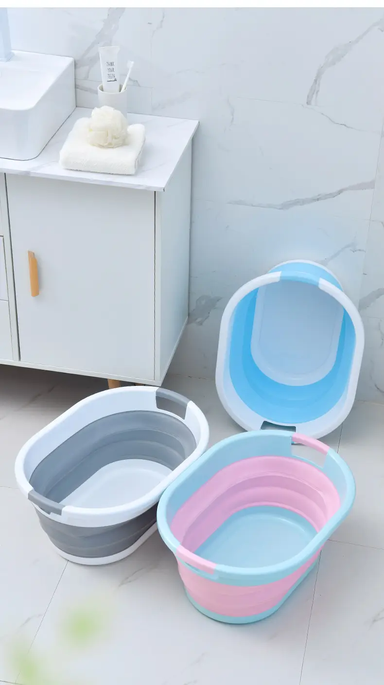 Foldable Laundry Basin Extra Large Washboard Baby Plastic β feature 13