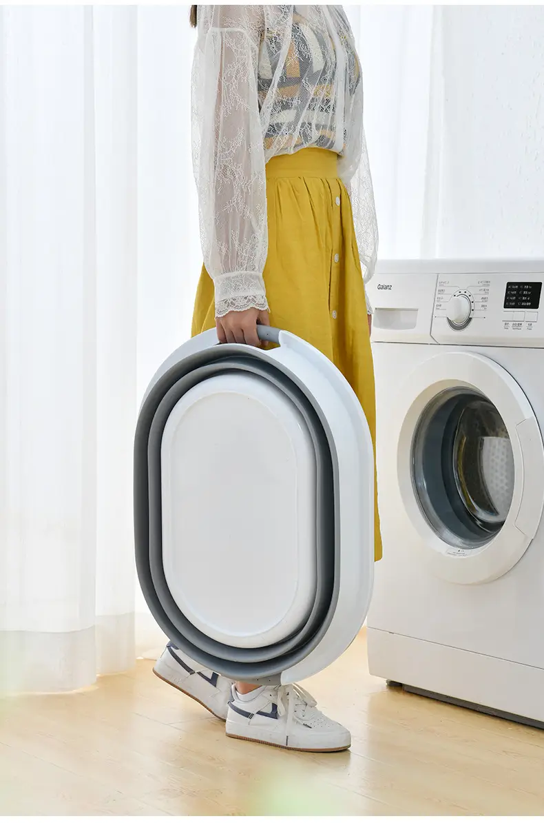 Foldable Laundry Basin Extra Large Washboard Baby Plastic β feature 9