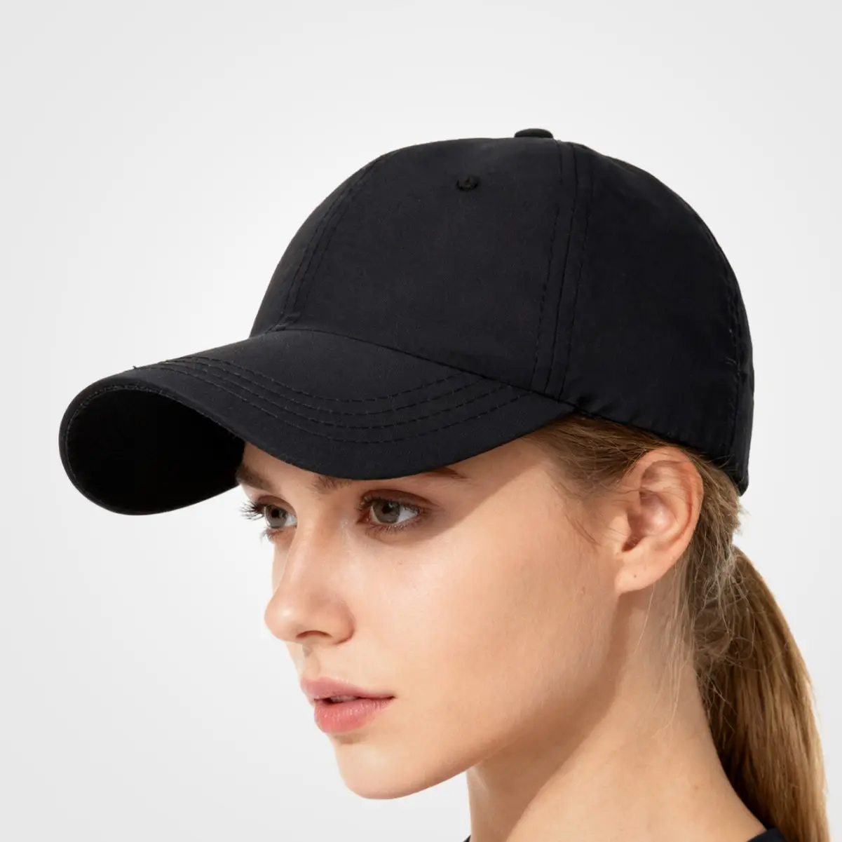 White Duckbill Cap for Men Women Plus Size - Image 11