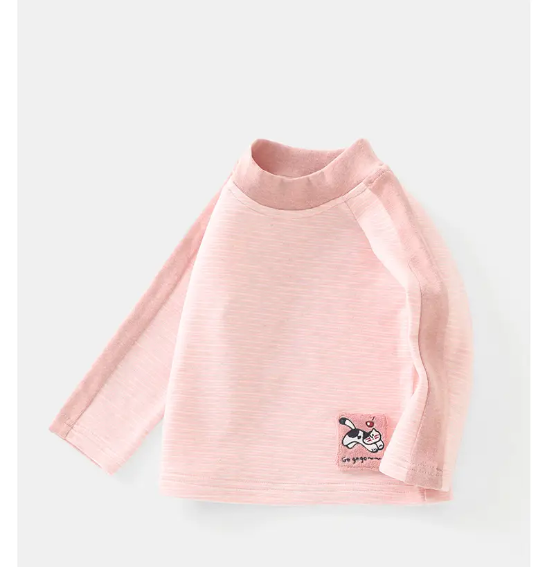 Duuduu Pink Long Sleeve Baby Girl Shirt — feature 22