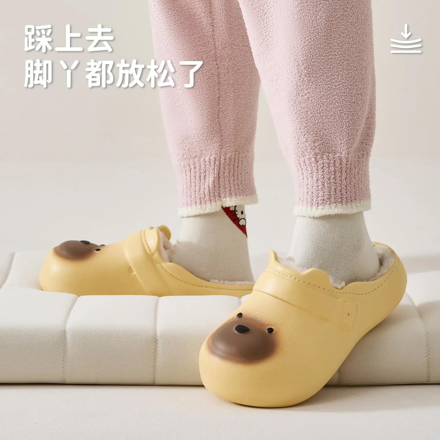Warm Waterproof Fur Slippers for Women Winter 2025 - Image 9