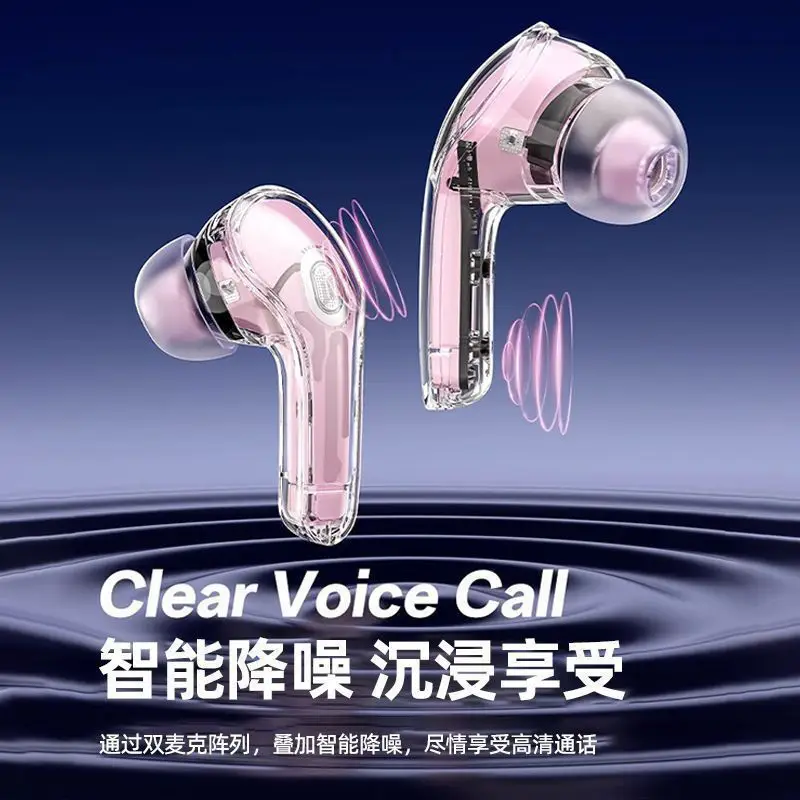 Ultra-High-Looking Air31 Transparent High-Quality In-Ear Sports Digital Display Wireless Bluetooth Headset Source Factory