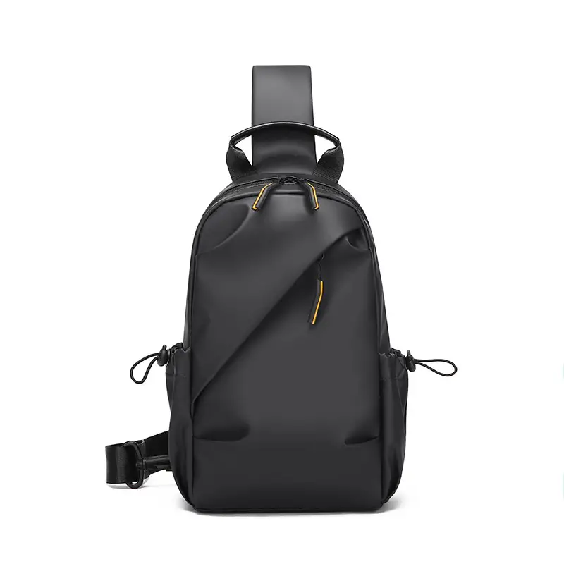 Men's Black Crossbody Sports Bag Large Capacity - Image 5