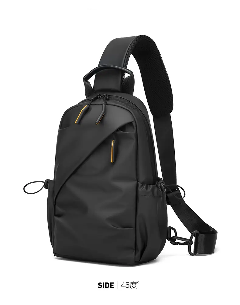 Men's Black Crossbody Sports Bag Large Capacity — feature 28