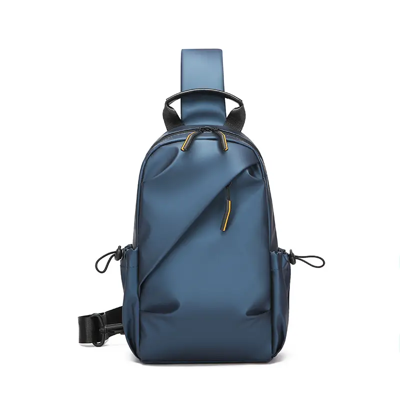 Men's Black Crossbody Sports Bag Large Capacity - Image 3