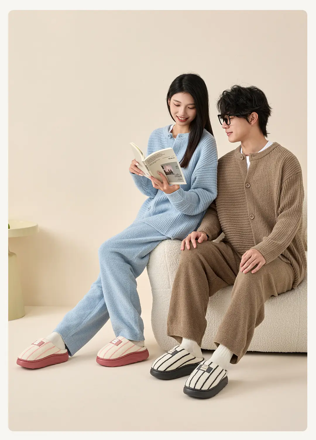 Jialiya Thick-Soled Cotton Slippers for Men Autumn and Winter 2025 New Indoor Home Warm Plus Plush Slippers for Women Wholesale — feature 14