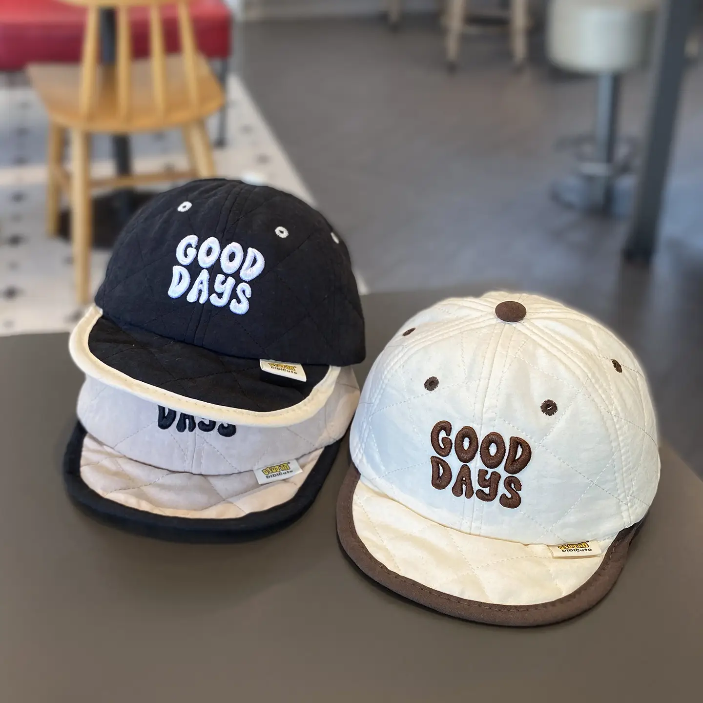 Brown "Good Days" Duckbill Cap for Kids Winter - Image 9
