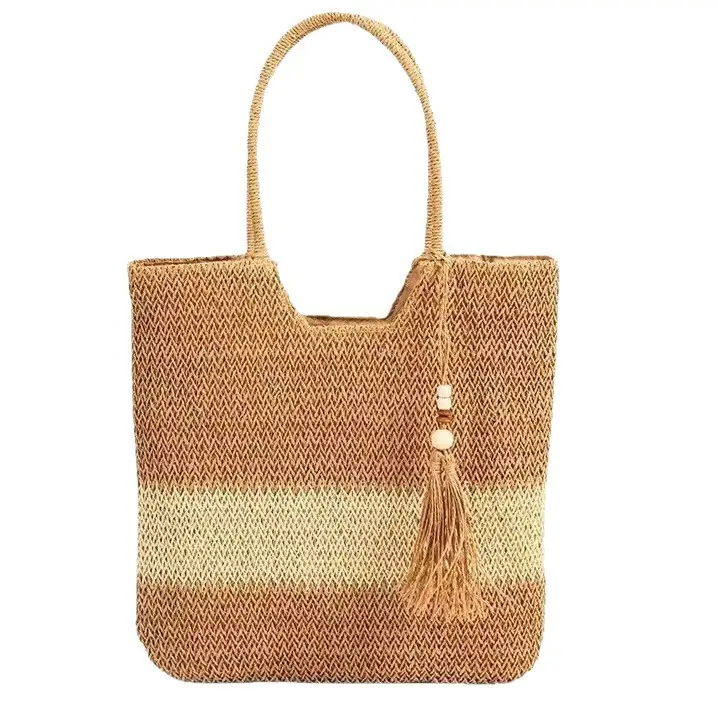 Hand-Woven Summer Shoulder Bag for Women - Image 5
