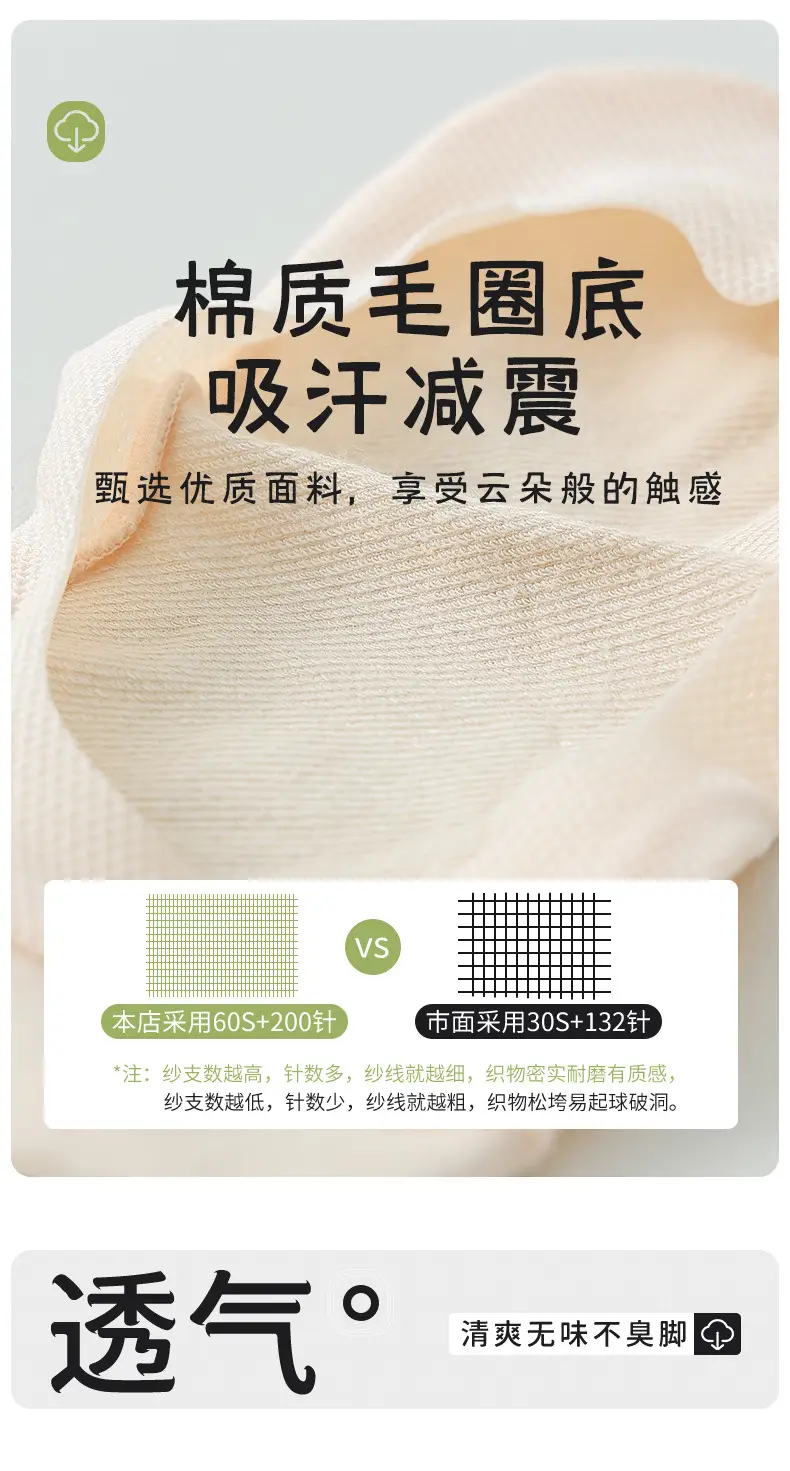 Ice Silk Boat Socks for Women, Non-Slip, No Heel Drop, Summer Thin Low-Cut Shallow Mouth, Autumn High-Heeled Shoes Socks, Invisible Mesh — feature 3