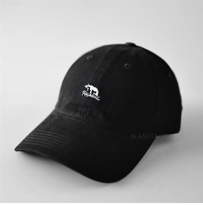 Men Navy Blue Letter Cartoon Cap Baseball — feature 7