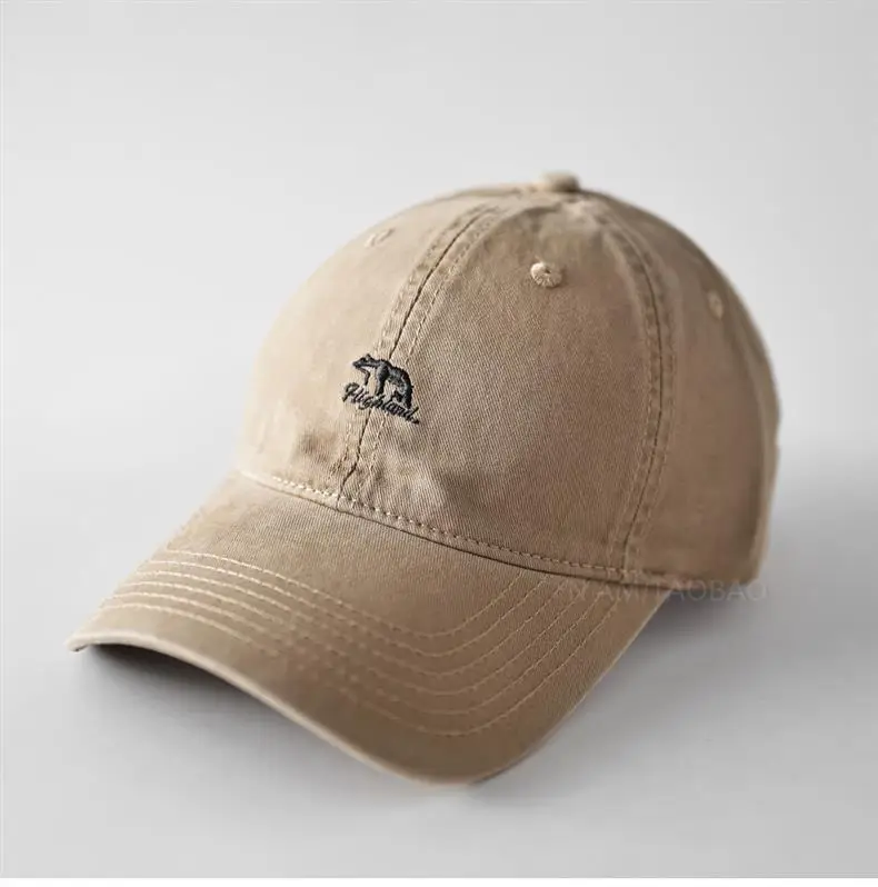 Men Navy Blue Letter Cartoon Cap Baseball — feature 9