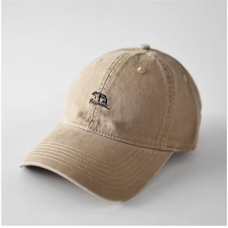 Men Navy Blue Letter Cartoon Cap Baseball - Image 7