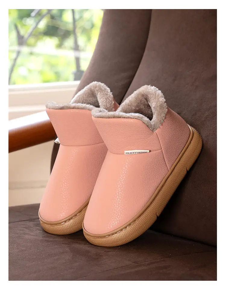 Women's Snow Boots 2026 New Autumn and Winter Outdoor Wear Fleece-Lined Thick-Soled Waterproof Warm Couple's Cotton Shoes for Men — feature 25