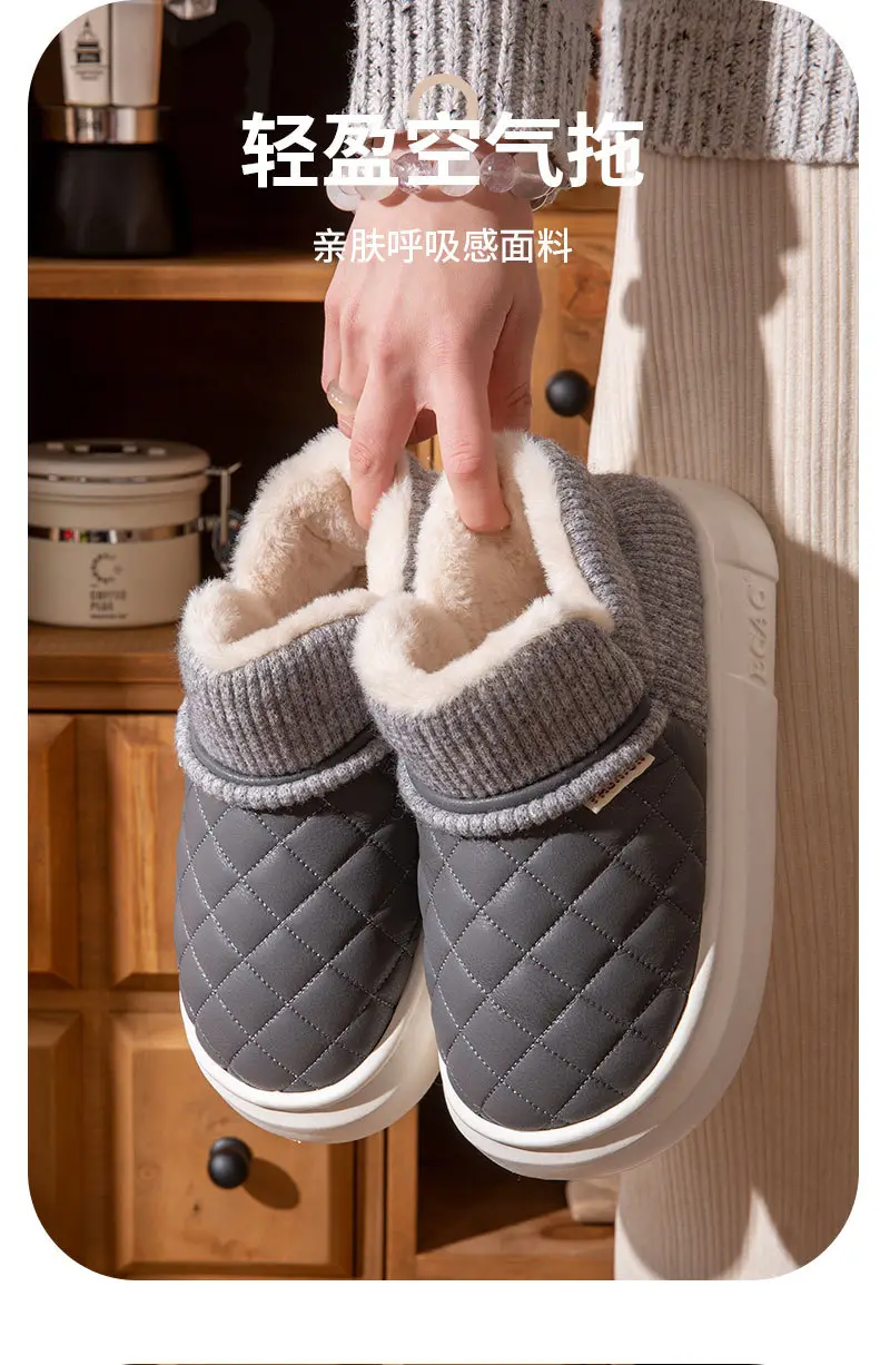 2025 Winter Pink Velvet Slip-On Shoes for Women — feature 11