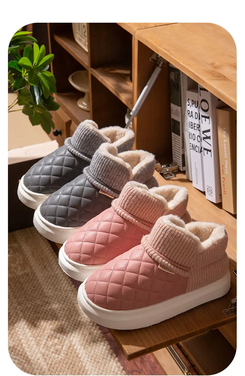 2025 Winter Pink Velvet Slip-On Shoes for Women — feature 6