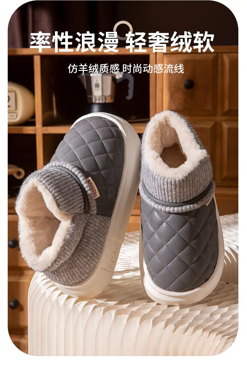 2025 Winter Pink Velvet Slip-On Shoes for Women — feature 8