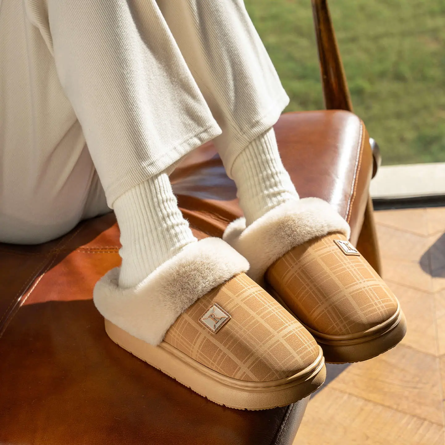 Women Waterproof Cotton Slippers Autumn Winter 2025 - Image 8