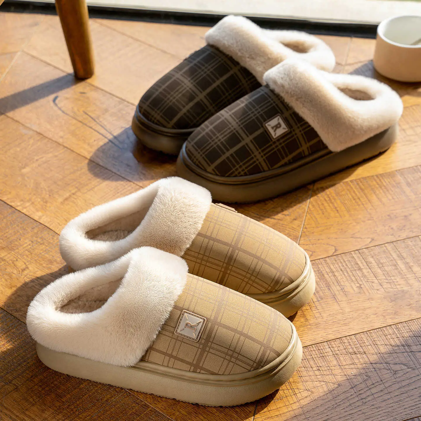 Women Waterproof Cotton Slippers Autumn Winter 2025 - Image 9