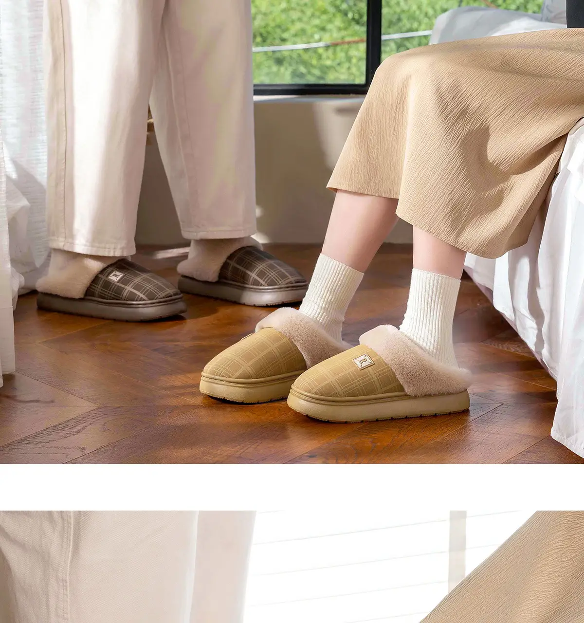 Women Waterproof Cotton Slippers Autumn Winter 2025 — feature 15