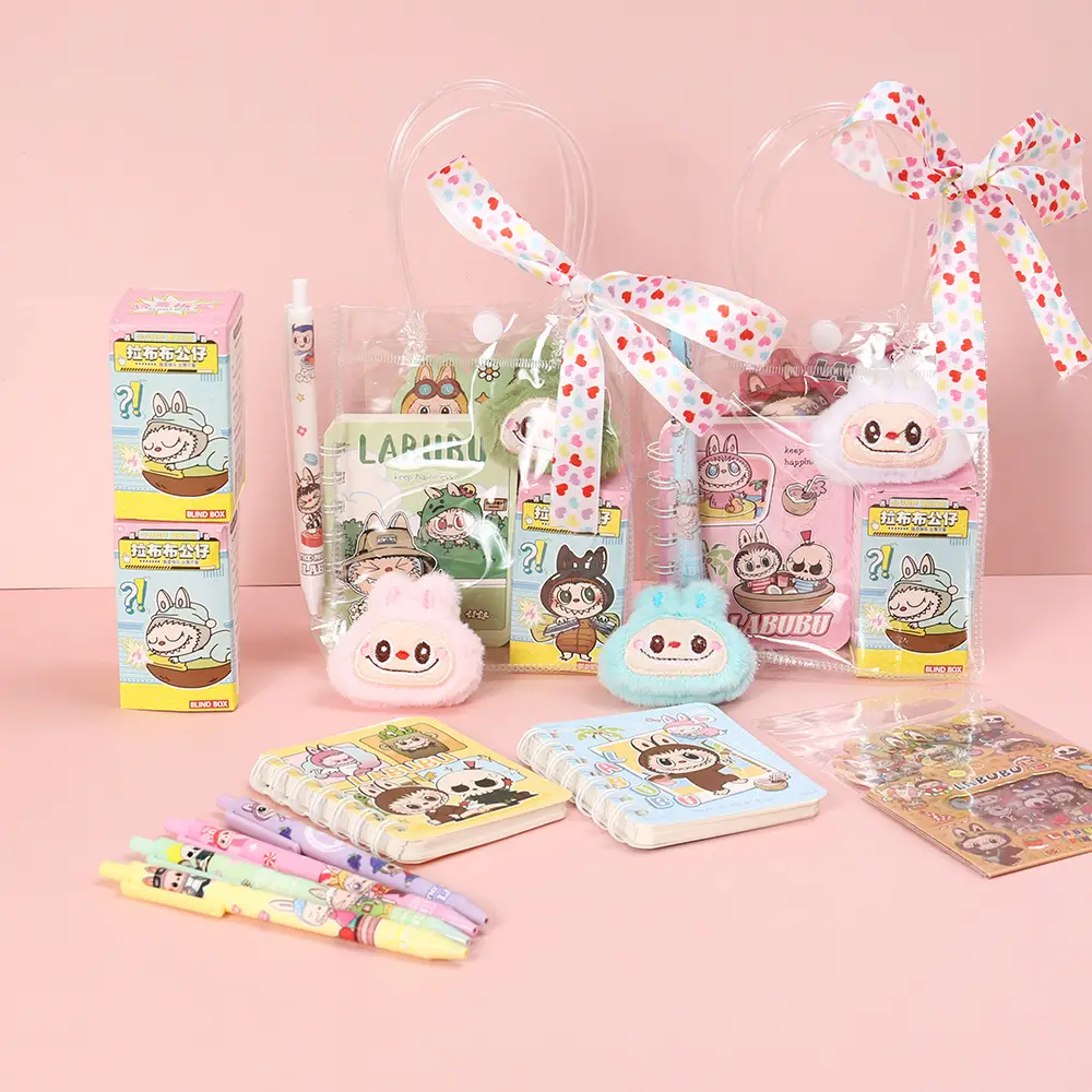 New Labubu Learning Stationery Peripheral Set Class Reward Small Gifts Student Activities Holiday Cute Gifts — feature 3