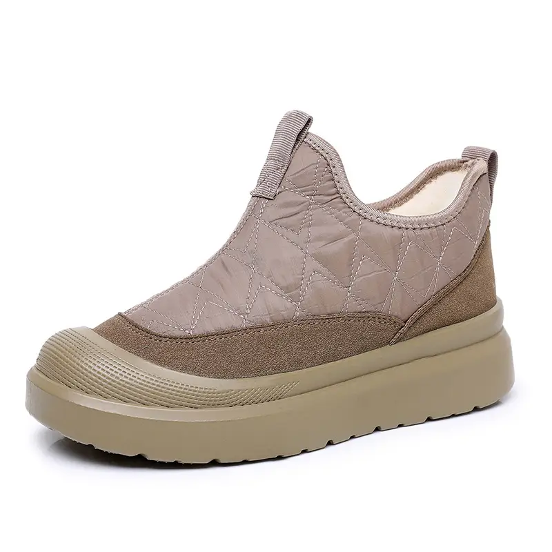 Winter Boots for Women, One-Piece Delivery, New Style Boots with Plush Lining, Slip-On Women's Shoes, Snow Boots, Comfortable Cotton Shoes That Don'T Tire the Feet - Image 7