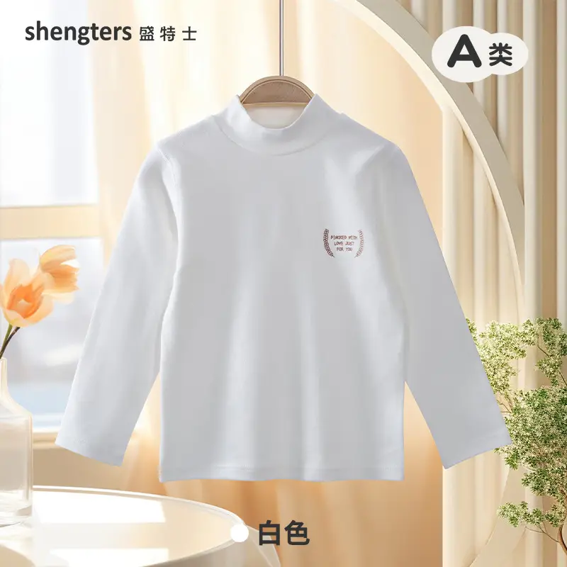 Children's Black Pure Cotton Long Sleeve T-Shirt - Image 2
