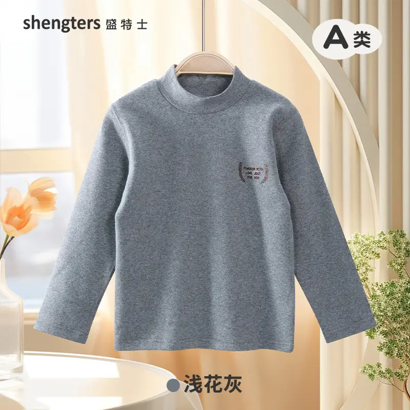 Children's Black Pure Cotton Long Sleeve T-Shirt - Image 4