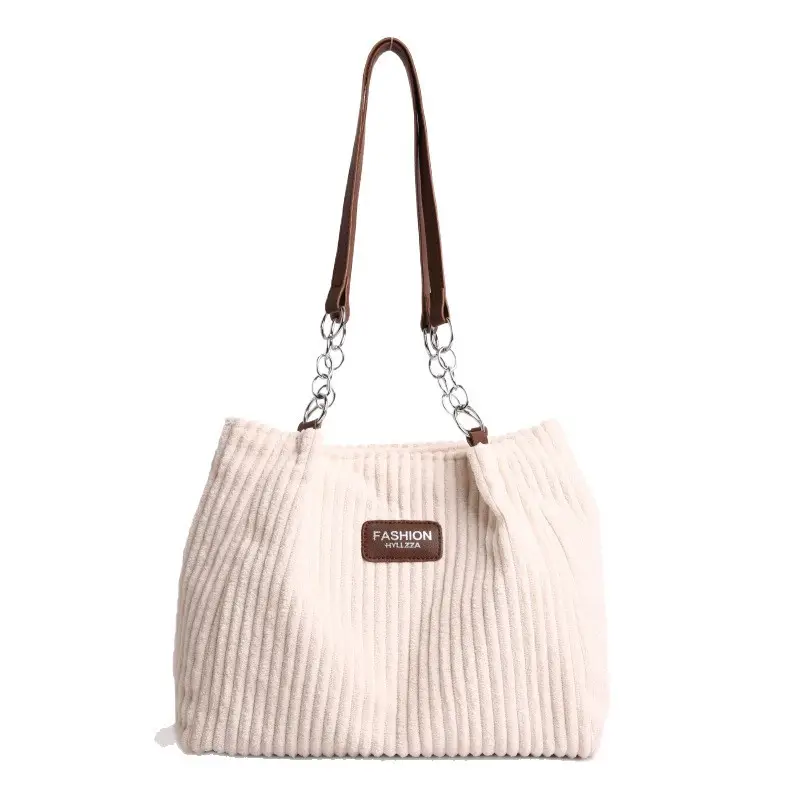 2025 New Spring Handbags Velvet Tote Bag Set - Image 9