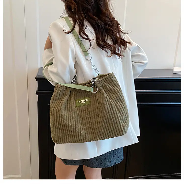 2025 New Spring Handbags Velvet Tote Bag Set — feature 19