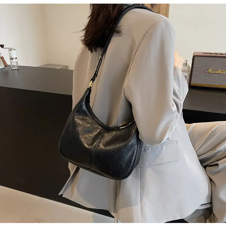 Women's Brown PU Leather Shoulder Bag Autumn Winter — feature 21